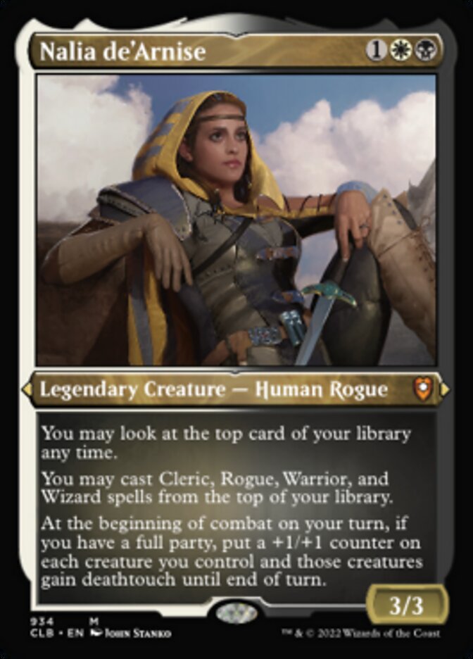 Nalia de'Arnise (Display Commander) (Foil Etched) [Commander Legends: Battle for Baldur's Gate] | Gamer Loot