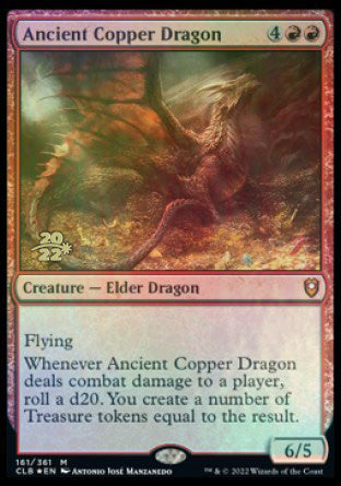 Ancient Copper Dragon [Commander Legends: Battle for Baldur's Gate Prerelease Promos] | Gamer Loot