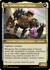 Tetzin, Gnome Champion // The Golden-Gear Colossus [The Lost Caverns of Ixalan Commander] | Gamer Loot