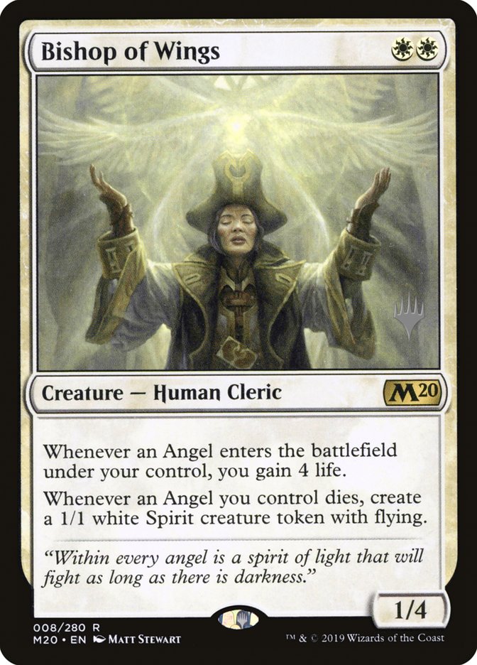 Bishop of Wings (Promo Pack) [Core Set 2020 Promos] | Gamer Loot