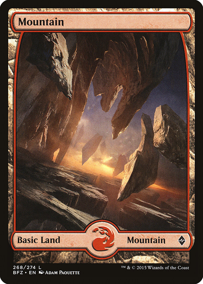 Mountain (268) [Battle for Zendikar] | Gamer Loot