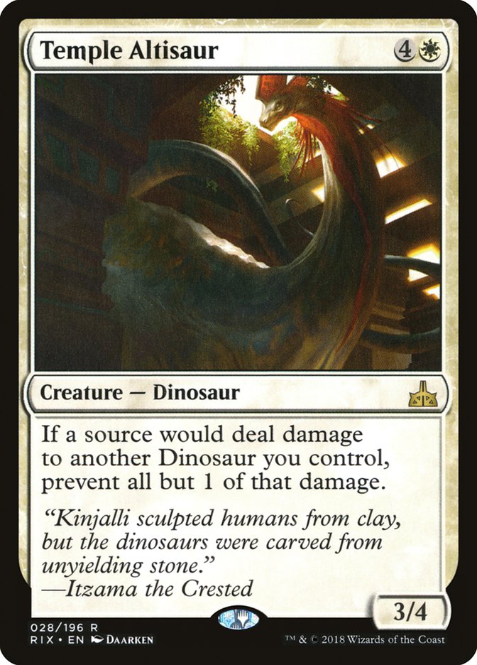 Temple Altisaur [Rivals of Ixalan] | Gamer Loot