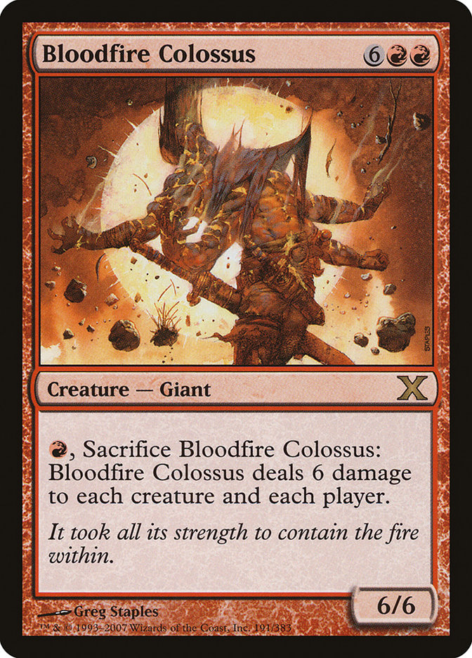 Bloodfire Colossus [Tenth Edition] | Gamer Loot