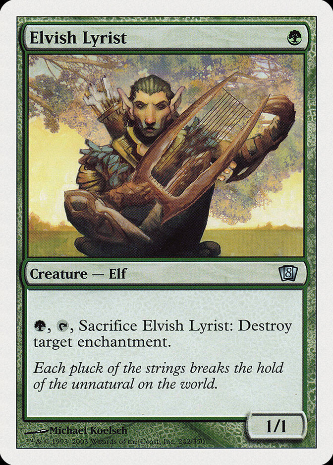 Elvish Lyrist [Eighth Edition] | Gamer Loot