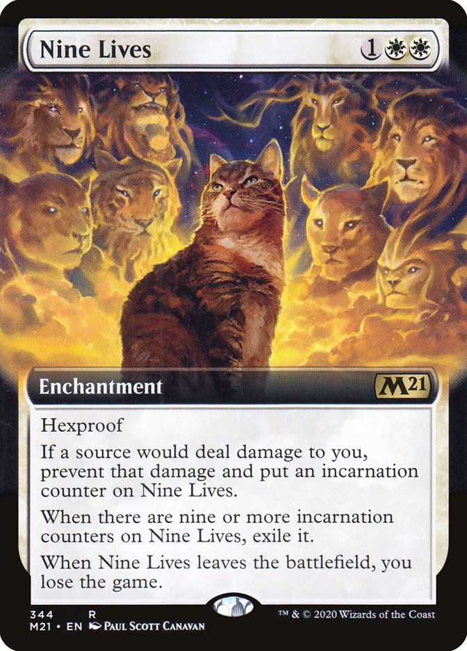 Nine Lives (Extended) [Core Set 2021] | Gamer Loot