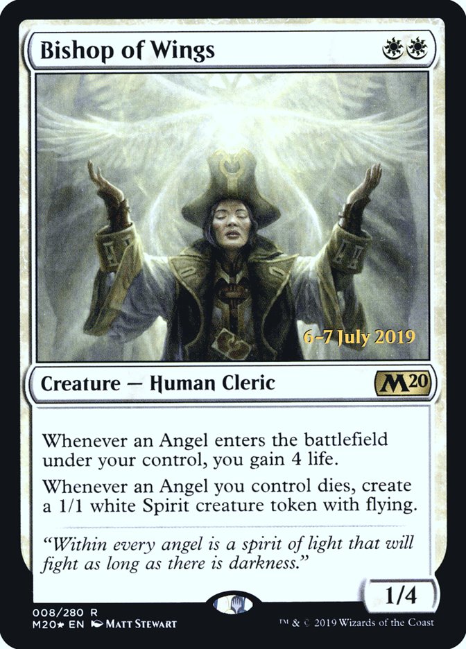 Bishop of Wings  [Core Set 2020 Prerelease Promos] | Gamer Loot