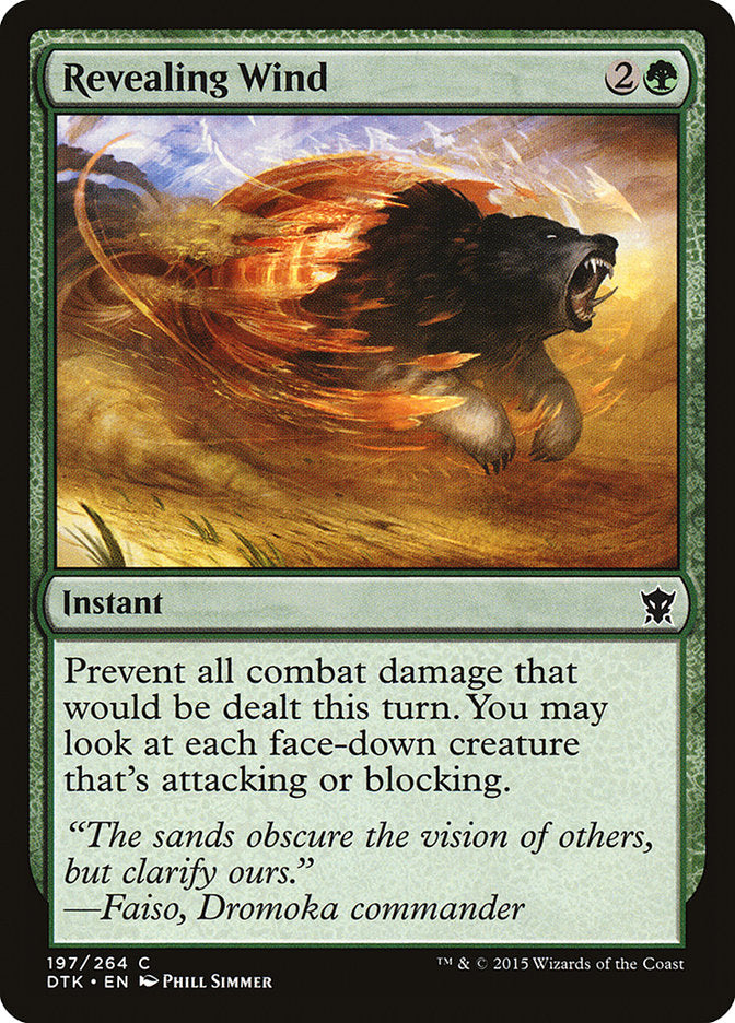 Revealing Wind [Dragons of Tarkir] | Gamer Loot