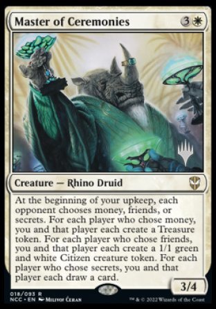 Master of Ceremonies (Promo Pack) [Streets of New Capenna Commander Promos] | Gamer Loot