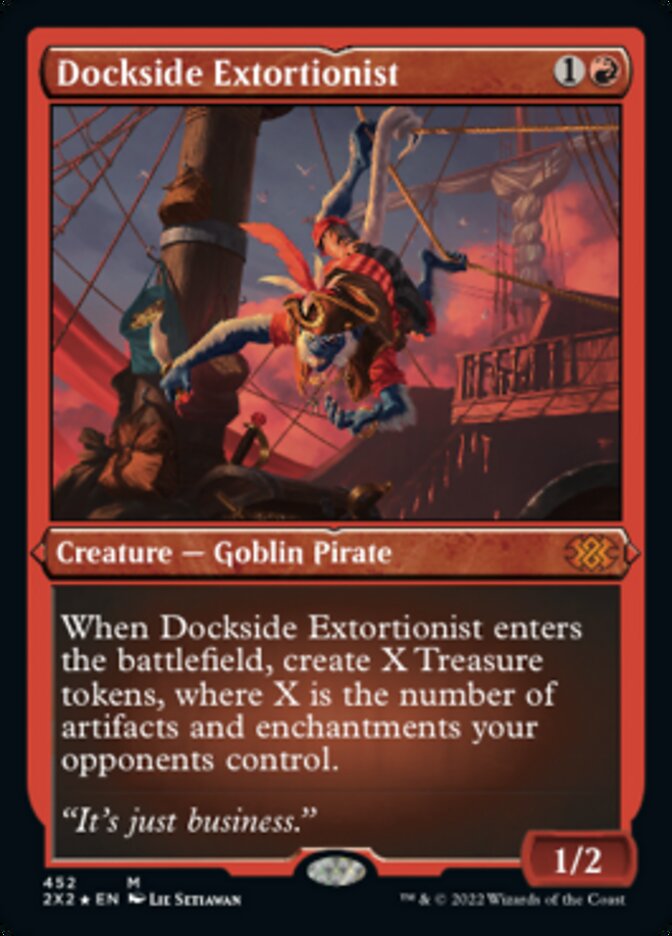 Dockside Extortionist (Foil Etched) [Double Masters 2022] | Gamer Loot