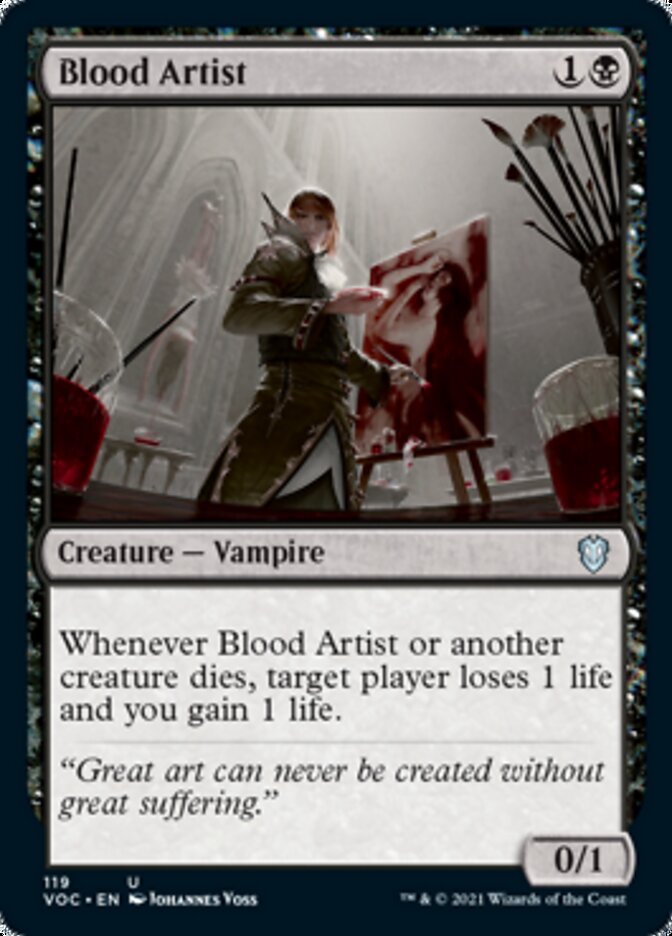 Blood Artist [Innistrad: Crimson Vow Commander] | Gamer Loot