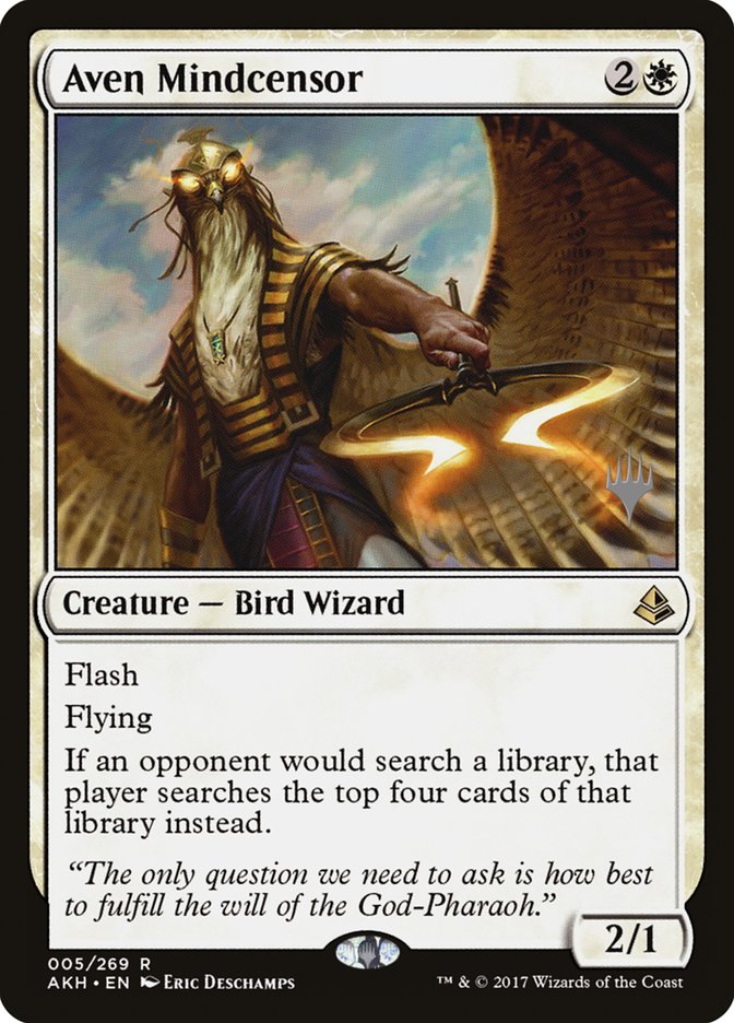 Aven Mindcensor (Promo Pack) [Amonkhet Promos] | Gamer Loot