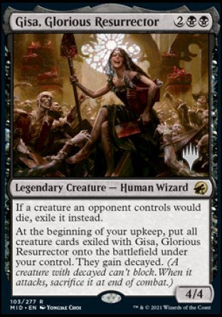 Gisa, Glorious Resurrector (Promo Pack) [Innistrad: Midnight Hunt Promos] | Gamer Loot