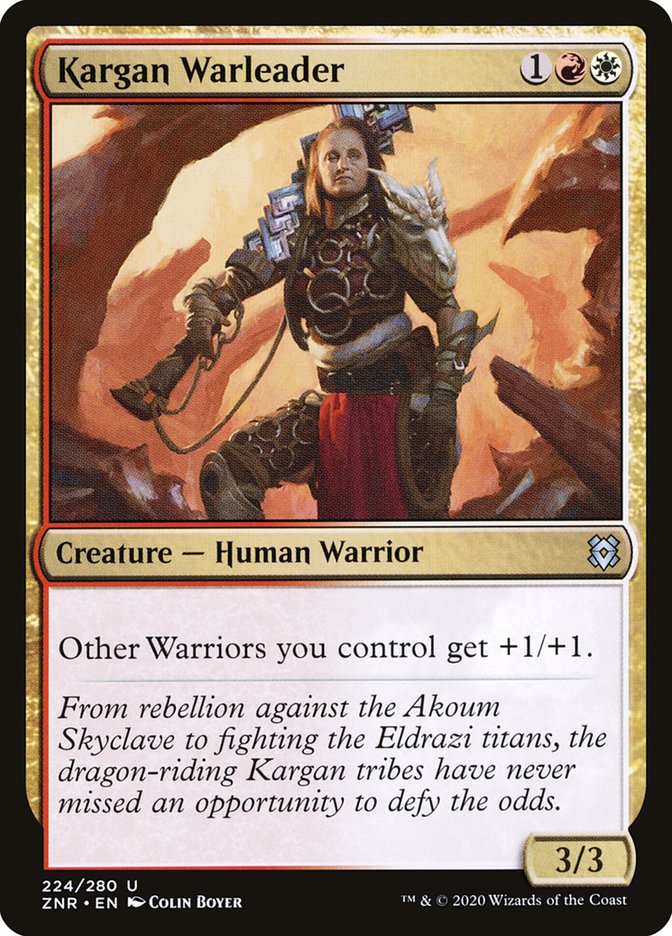 Kargan Warleader [Zendikar Rising] | Gamer Loot