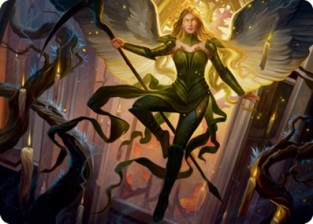 Sigarda, Champion of Light Art Card [Innistrad: Midnight Hunt Art Series] | Gamer Loot