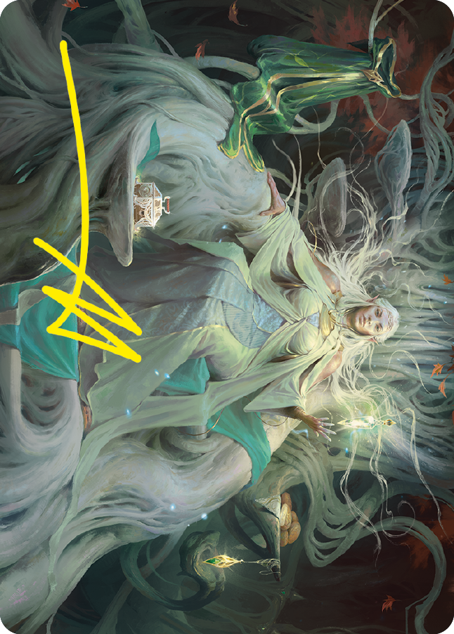 Galadriel, Gift-Giver Art Card (Gold-Stamped Signature) [The Lord of the Rings: Tales of Middle-earth Art Series] | Gamer Loot