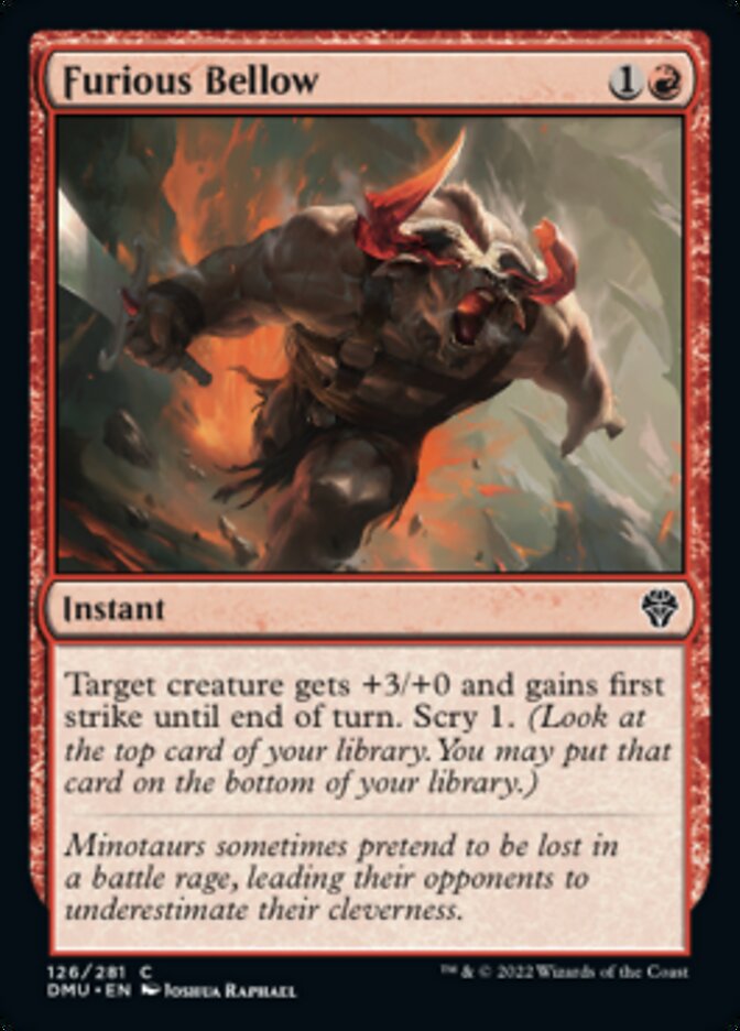 Furious Bellow [Dominaria United] | Gamer Loot