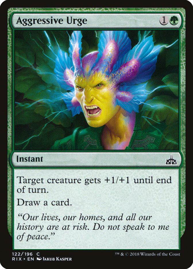 Aggressive Urge [Rivals of Ixalan] | Gamer Loot