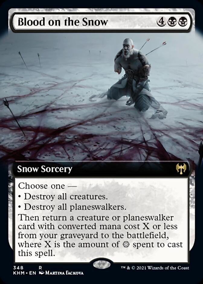 Blood on the Snow (Extended Art) [Kaldheim] | Gamer Loot