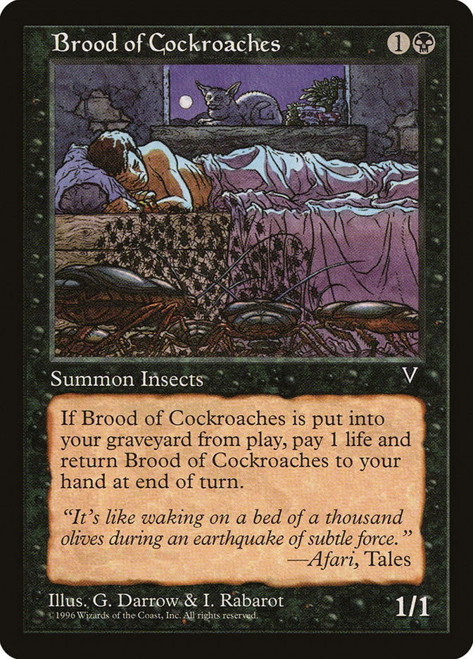 Brood of Cockroaches [Visions] | Gamer Loot