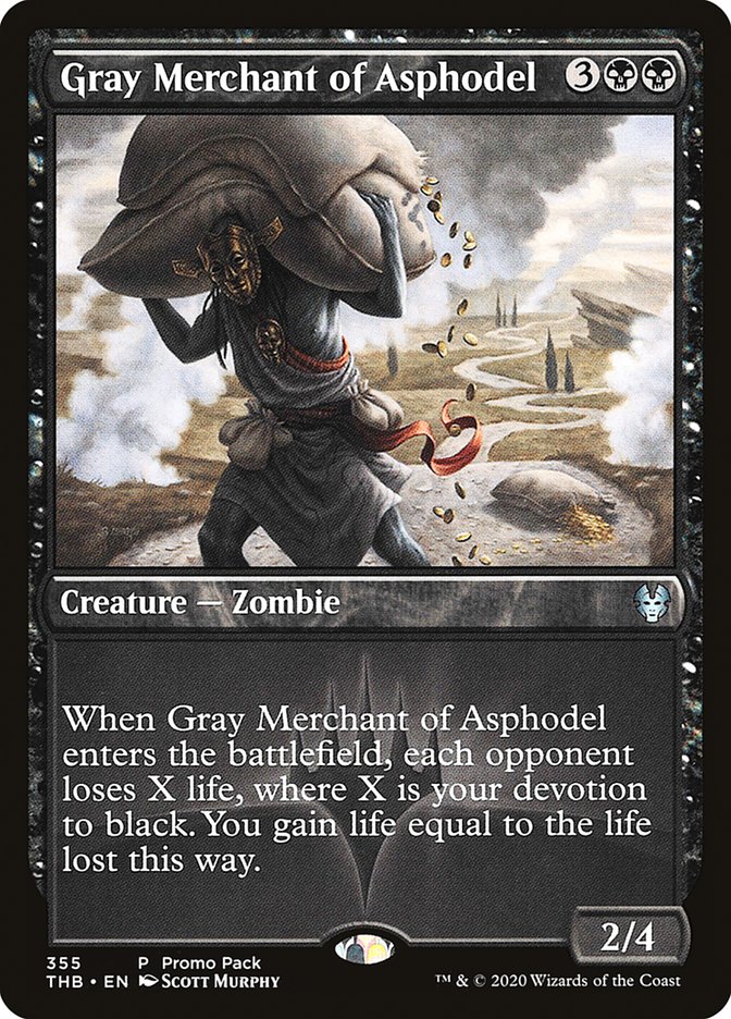 Gray Merchant of Asphodel (Promo Pack) [Theros Beyond Death Promos] | Gamer Loot