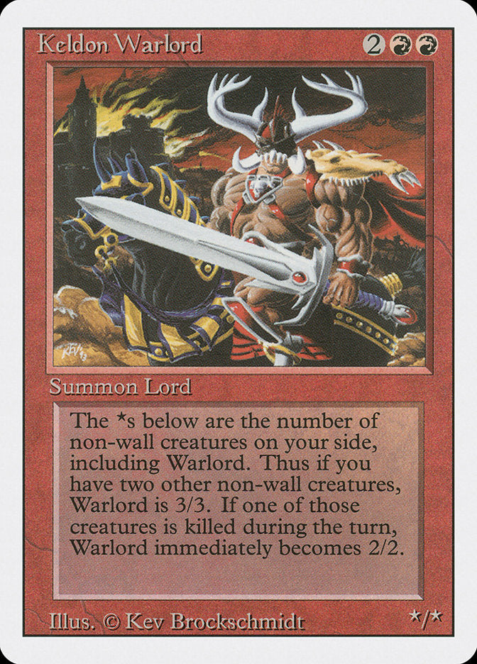 Keldon Warlord [Revised Edition] | Gamer Loot