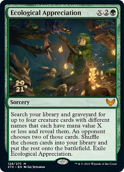 Ecological Appreciation [Strixhaven: School of Mages Prerelease Promos] | Gamer Loot