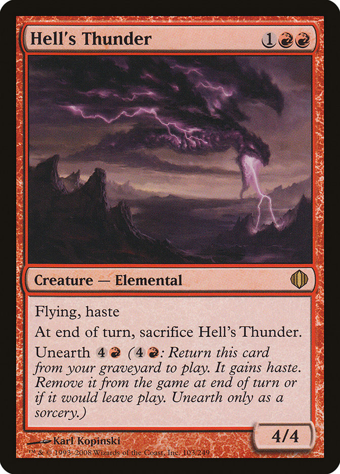 Hell's Thunder [Shards of Alara] | Gamer Loot