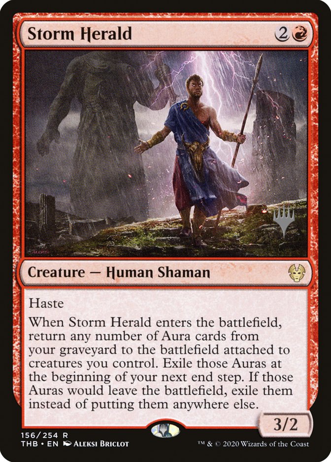 Storm Herald (Promo Pack) [Theros Beyond Death Promos] | Gamer Loot