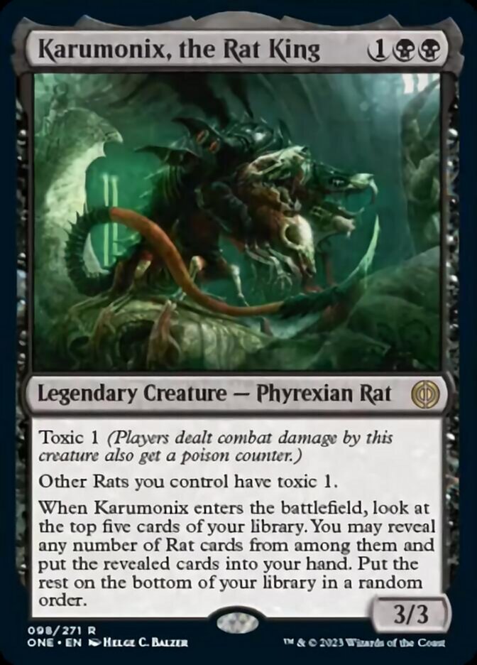 Karumonix, the Rat King [Phyrexia: All Will Be One] | Gamer Loot