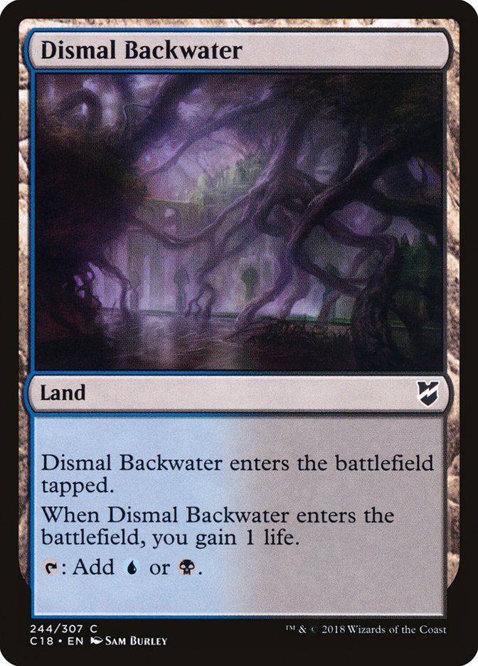 Dismal Backwater [Commander 2018] | Gamer Loot
