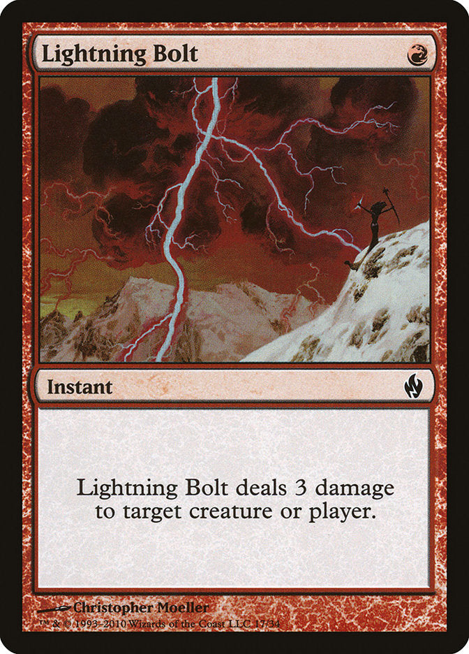 Lightning Bolt [Premium Deck Series: Fire and Lightning] | Gamer Loot