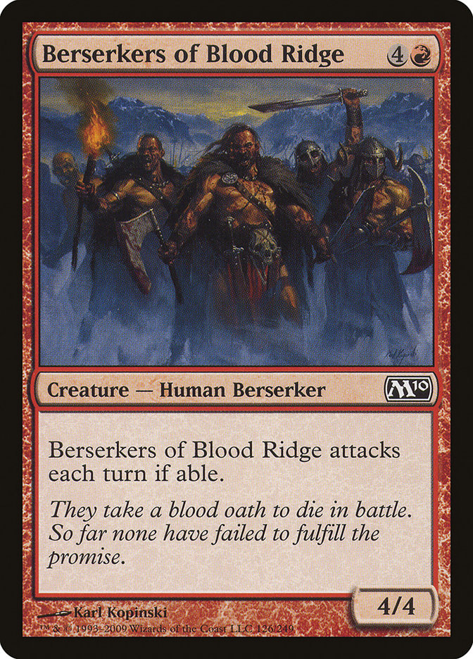 Berserkers of Blood Ridge [Magic 2010] | Gamer Loot