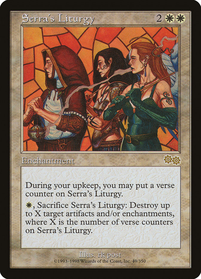 Serra's Liturgy [Urza's Saga] | Gamer Loot