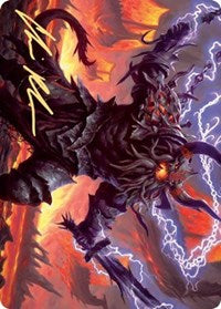 Kardur, Doomscourge Art Card (Gold-Stamped Signature) [Kaldheim: Art Series] | Gamer Loot