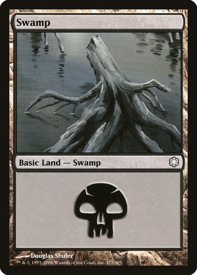 Swamp (377) [Coldsnap Theme Decks] | Gamer Loot