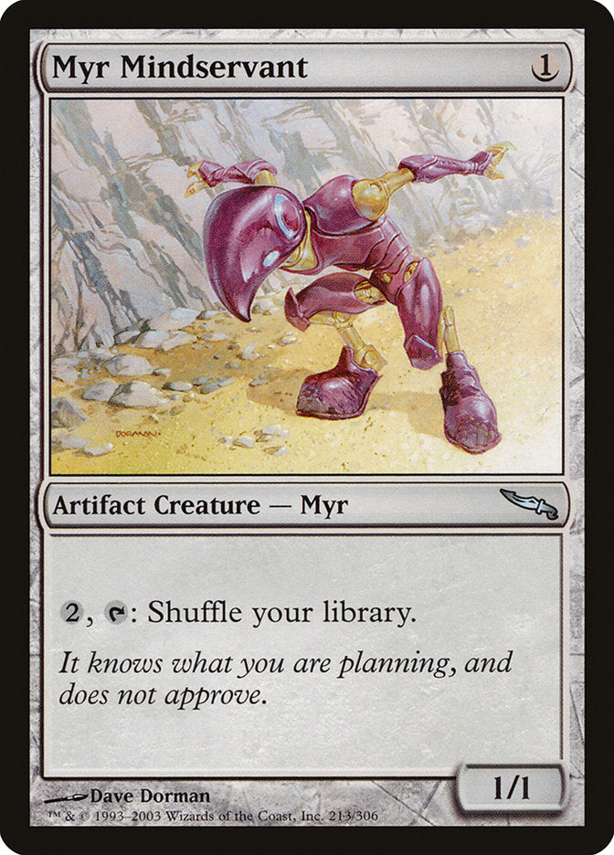 Myr Mindservant [Mirrodin] | Gamer Loot