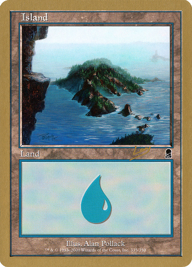 Island (rl335) (Raphael Levy) [World Championship Decks 2002] | Gamer Loot