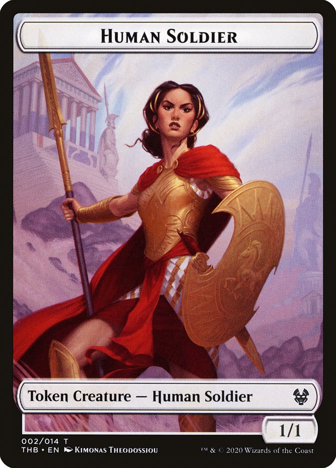 Human Soldier [Theros Beyond Death Tokens] | Gamer Loot