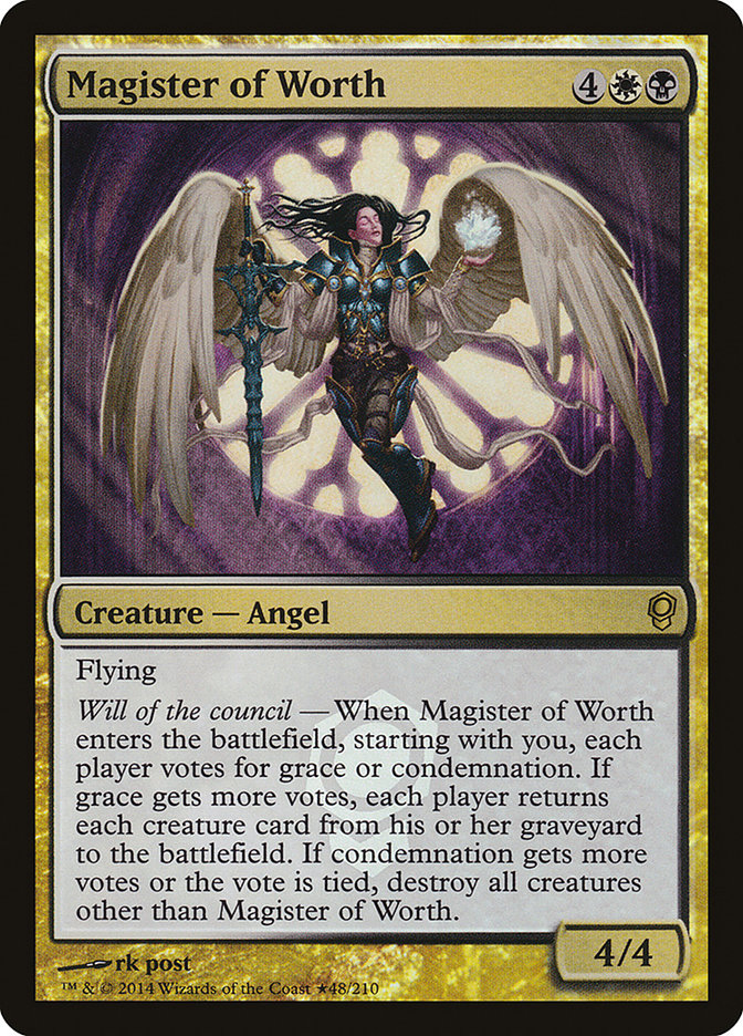 Magister of Worth (Launch) [Conspiracy Promos] | Gamer Loot