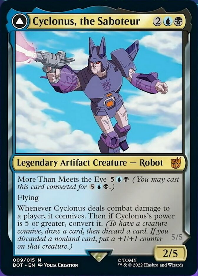 Cyclonus, the Saboteur // Cyclonus, Cybertronian Fighter [Universes Beyond: Transformers] | Gamer Loot