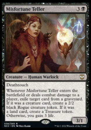Misfortune Teller (Promo Pack) [Streets of New Capenna Commander Promos] | Gamer Loot