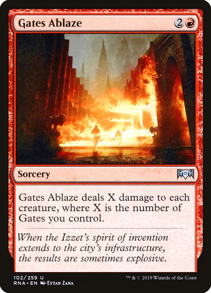 Gates Ablaze [Ravnica Allegiance] | Gamer Loot