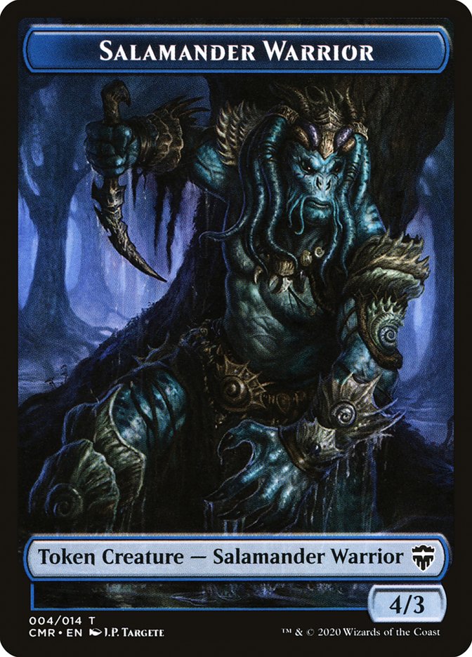 Salamander Warrior Token [Commander Legends Tokens] | Gamer Loot