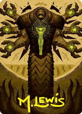 Inquisition of Kozilek Art Card (Gold-Stamped Signature) [Strixhaven: School of Mages Art Series] | Gamer Loot