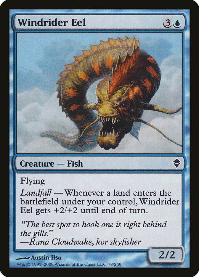 Windrider Eel [Zendikar] | Gamer Loot