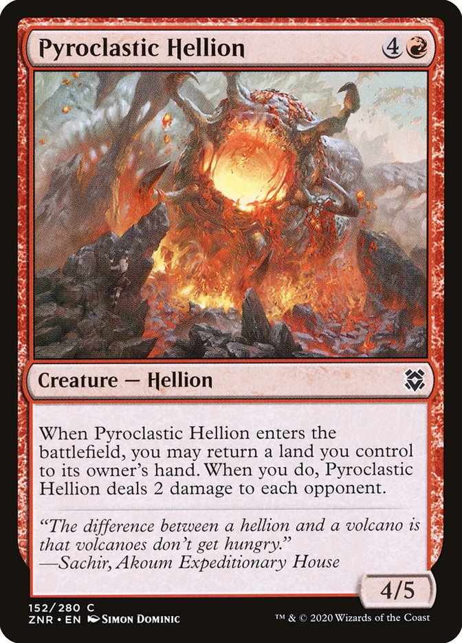 Pyroclastic Hellion [Zendikar Rising] | Gamer Loot