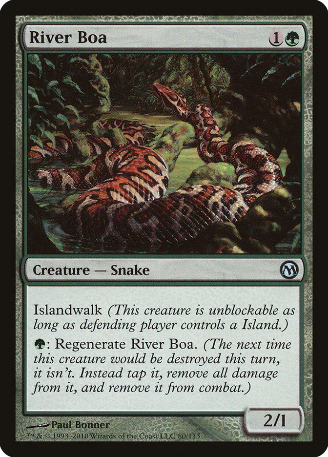 River Boa [Duels of the Planeswalkers] | Gamer Loot