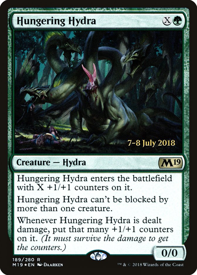 Hungering Hydra  [Core Set 2019 Prerelease Promos] | Gamer Loot