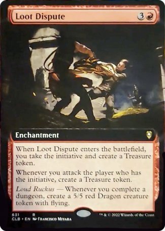 Loot Dispute (Extended Art) [Commander Legends: Battle for Baldur's Gate] | Gamer Loot