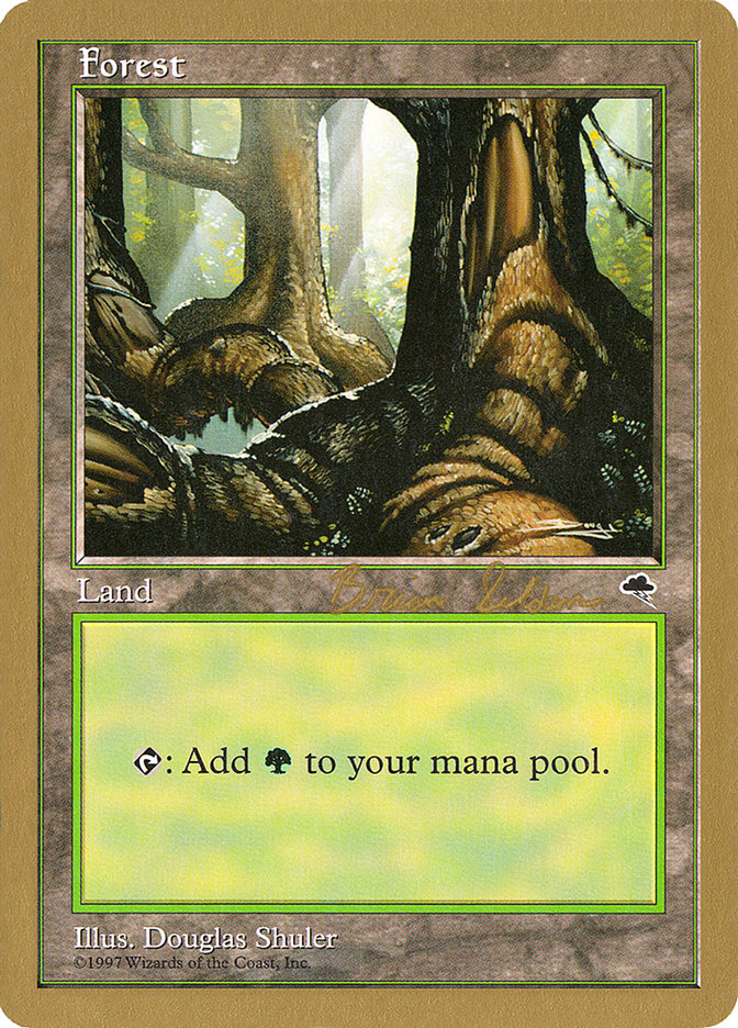 Forest (bs348) (Brian Selden) [World Championship Decks 1998] | Gamer Loot